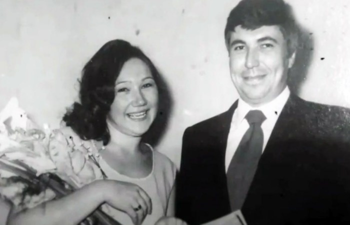 Наталья Назарова с мужем