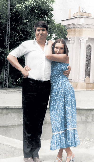 Наталья Назарова с мужем