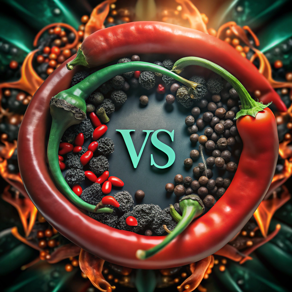  2 ПЕРЦА - ДВА ЭФФЕКТА: чёрный против красного: давайте разберёмся как они меняют тело изнутри?