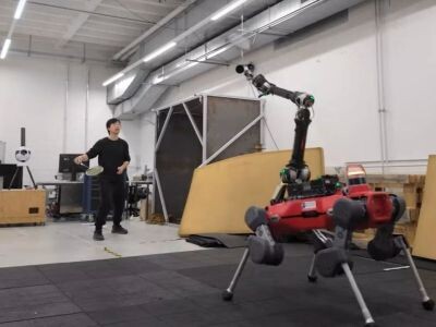    Робопёс ANYmal научился играть в бадминтон [ВИДЕО]