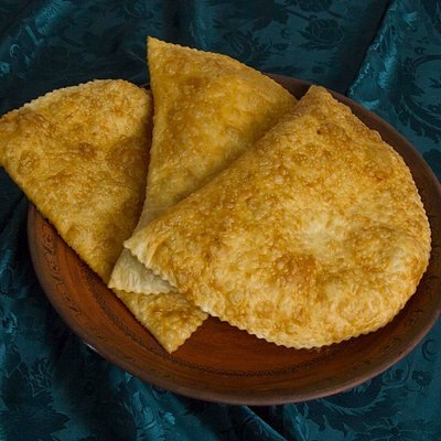 так выглядит готовый чебурек