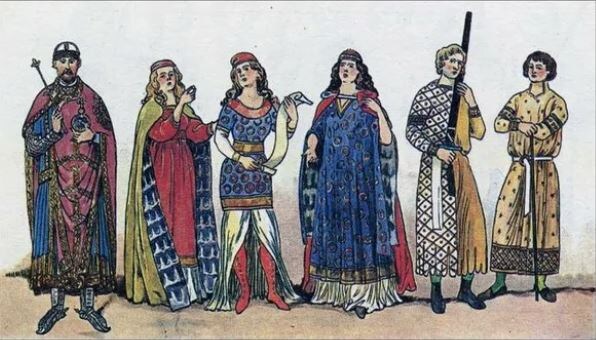 Костюм раннего средневековья