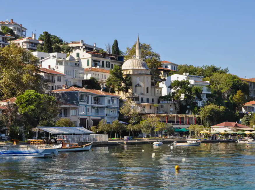 Остров Хейбелиада, вид с парома