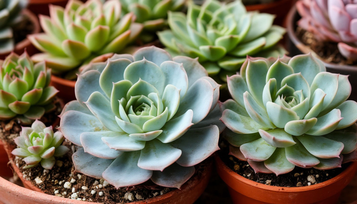 суккулентами