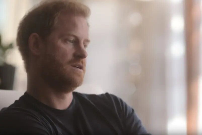    Фото: кадр из сериала "Гарри и Меган" от Netflix