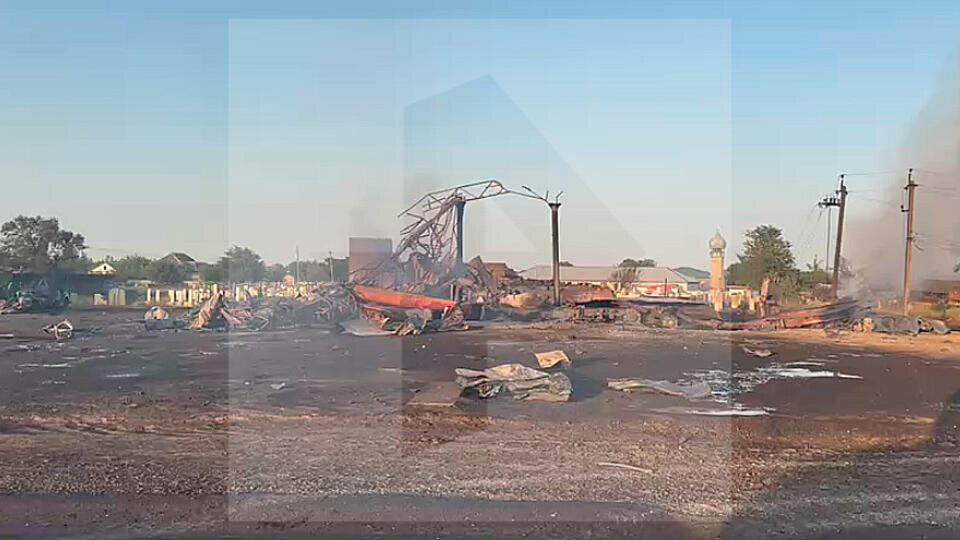     Уголовное дело возбудили после взрыва на заправке в Дагестане ИЗВЕСТИЯ/Адлан Ирзаханов