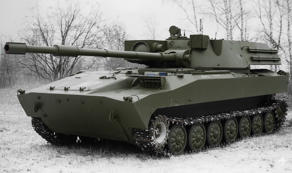 Опытный образец 2С15 «Норов» на испытаниях