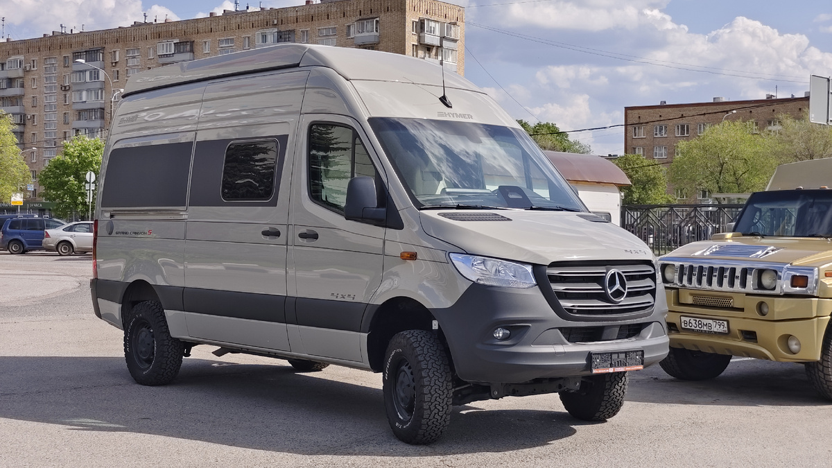 Внешний вид Hymer Grand Canyon S на площадке Яхт на колесах