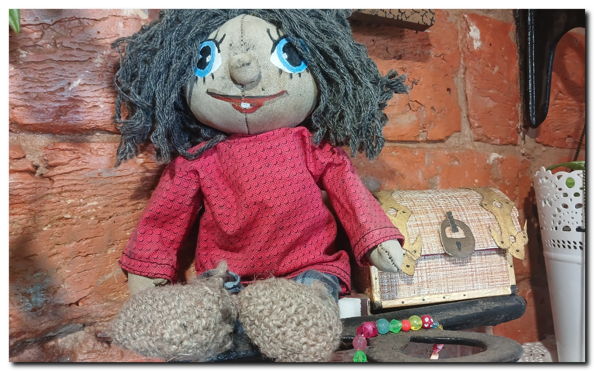 А это наш домашний домовеное Кузя.