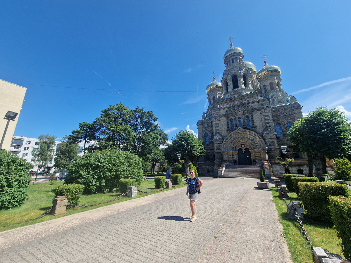 я у Никольского морского собора в Лиепае