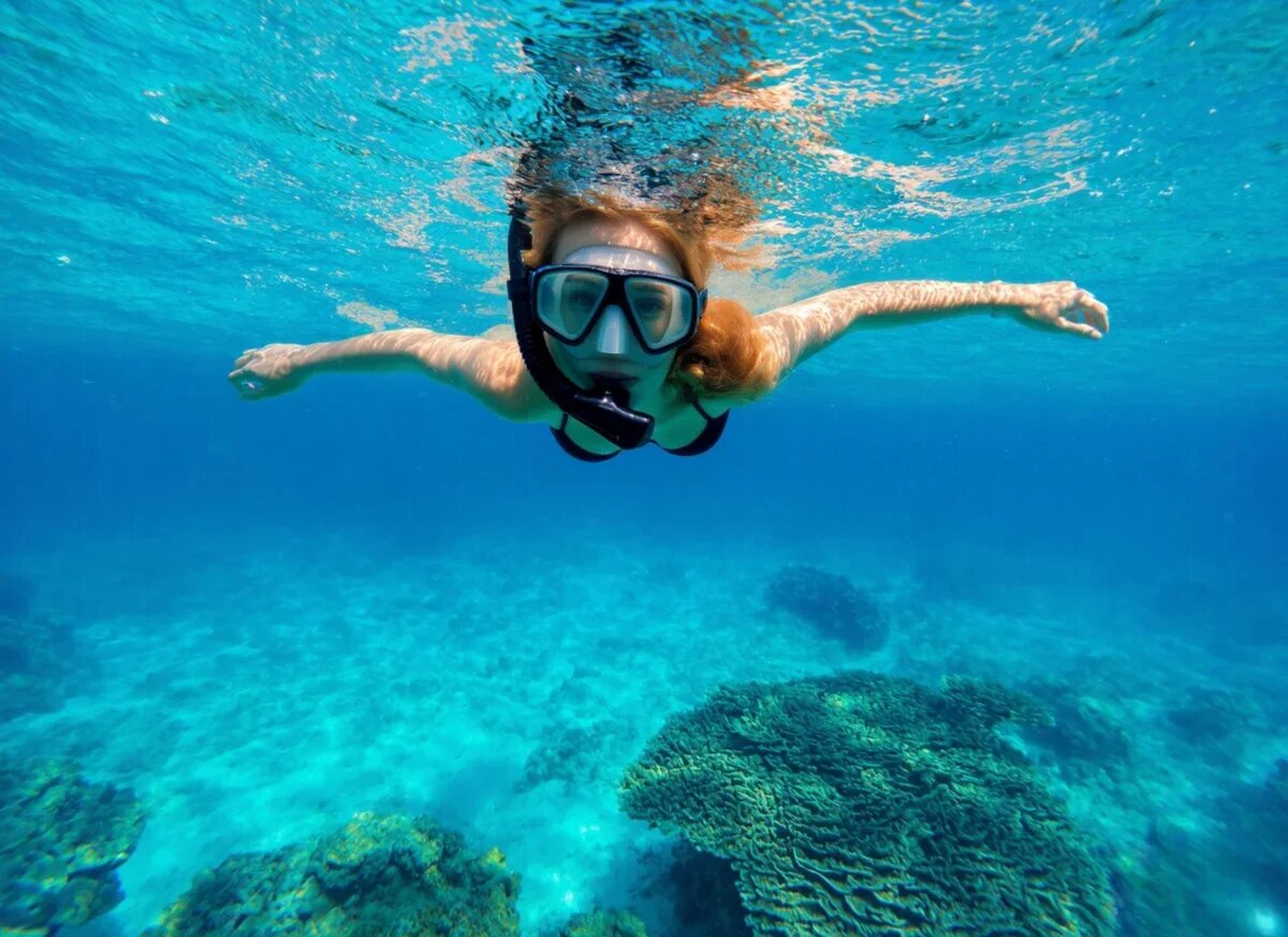    Снорклинг в Египте. Фото: freepik.com