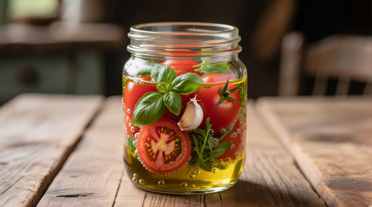 Томатно-базиликовый маринад