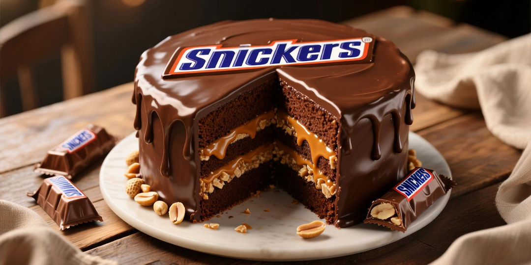 Торт «Сникерс»: карамельно-ореховое наслаждение в каждом кусочке