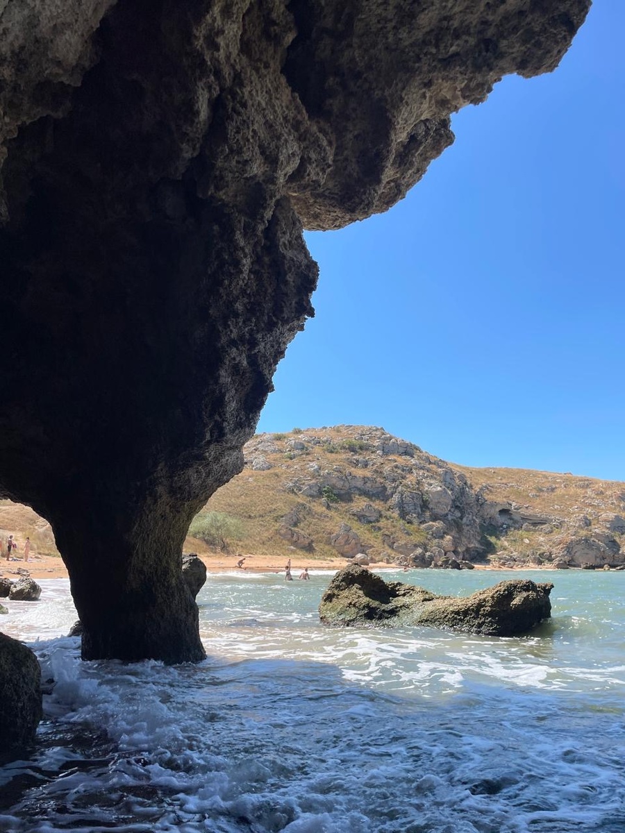 В бухтах близ Щелкино