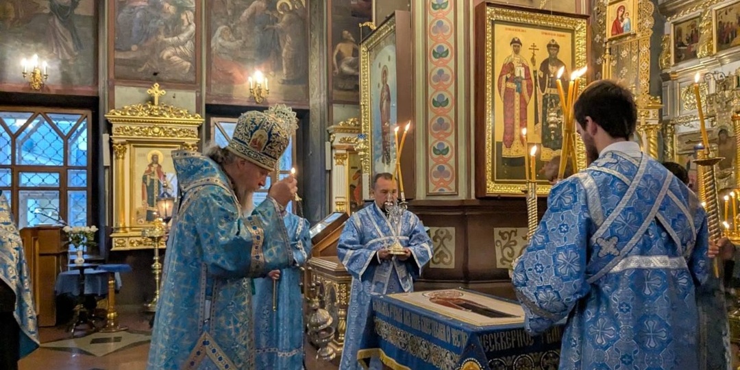 29.08.25 г. Чин погребения Пресвятой Богородицы в Воскресенском соборе Шуи