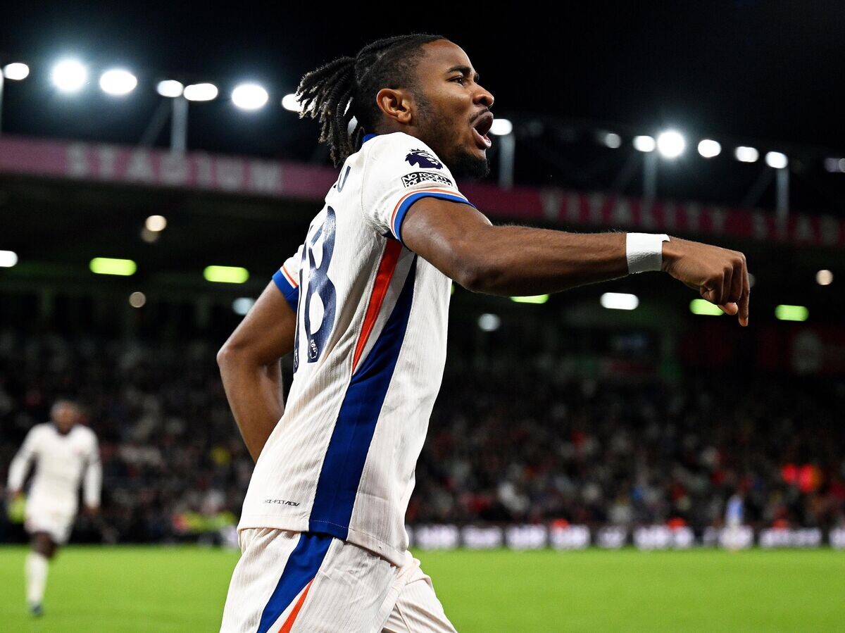    Футболисты "Челси" Кристофер Нкунку© Фото : Пресс-служба "Челси"