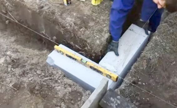 Устройство газоблочного фундамента