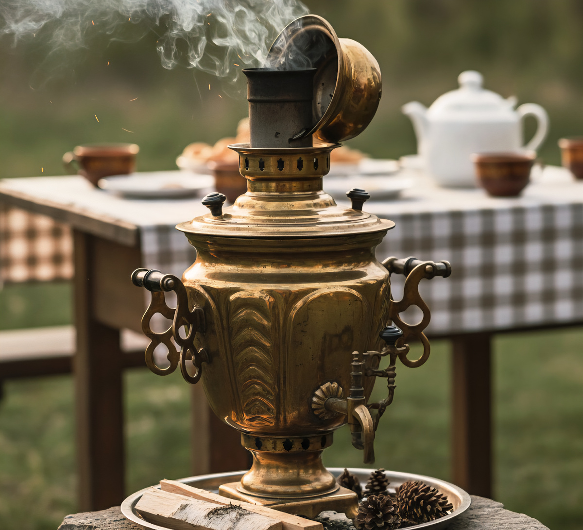 Секрет вкус чая, который вы не знали: что происходит с водой в самоваре