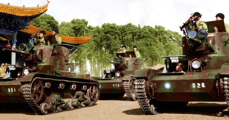 фото советских танков Т-26 в Китае, источник https://military-chronicle.com/ru/tanki-t-26-v-kitae/