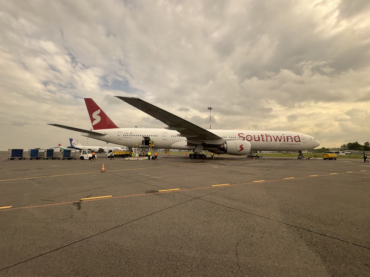 Авиалайнер авиакомпании Southwind Airlines. Фото автора канала.