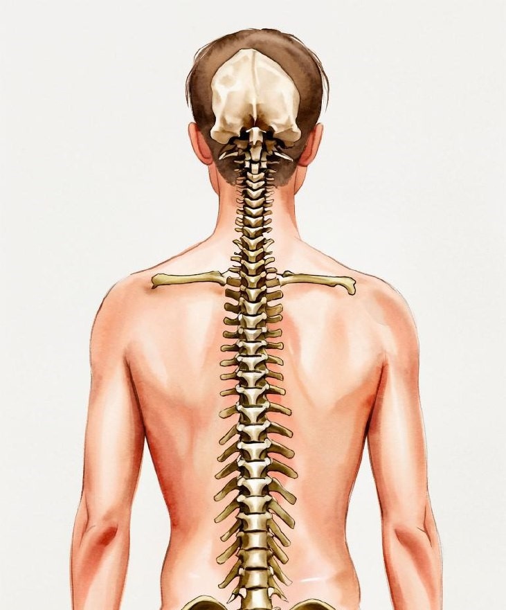 Пример позвононика при ежедневных занятиях ЛФК