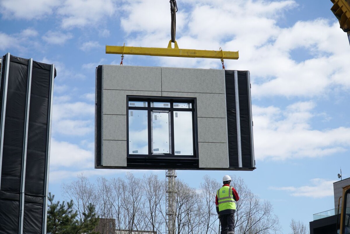 Модульные фасады в Москве от компании "Оптима Фасад". 