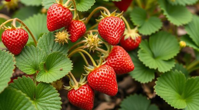 Осенняя посадка клубники.