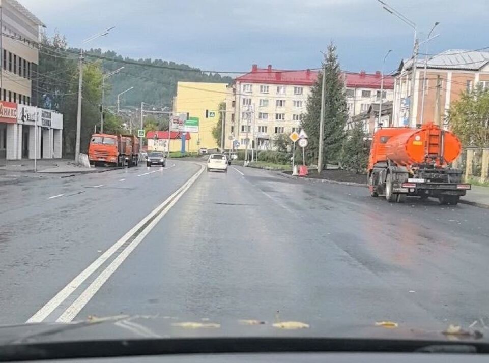    Улица Чорос-Гуркина в Республике Алтай. Источник: "Республика Алтай в telegram"