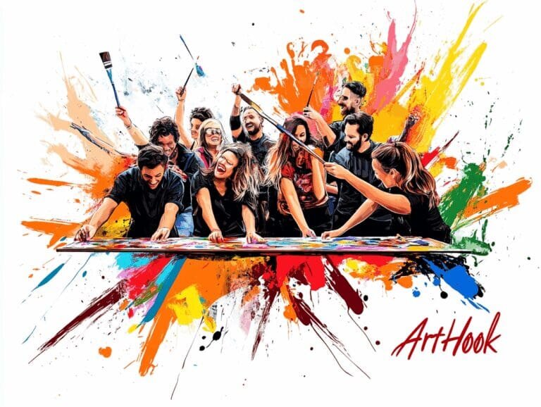    Творческий тимбилдинг: как мастер-класс по рисованию объединяет команду и вдохновляет на успех Art-Hook.Ru