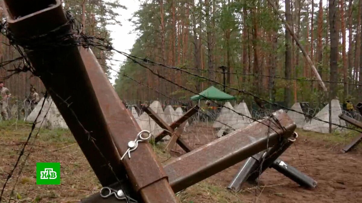    Литва установила «зубы дракона» у моста на границе с Россией