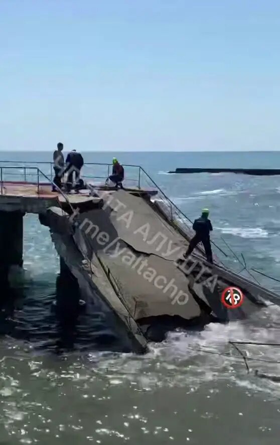    Фото: стоп-кадр видео из телеграм-канала «Подслушано Ялта / Алушта»