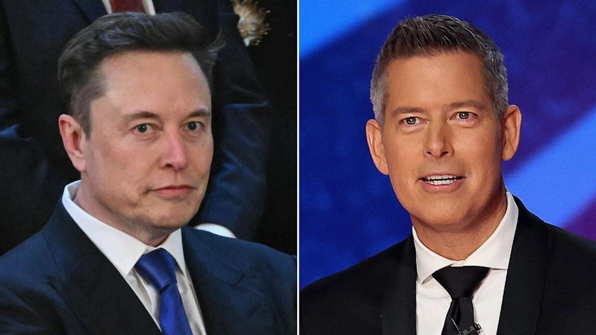 Илон Маск (слева) и Шон Даффи