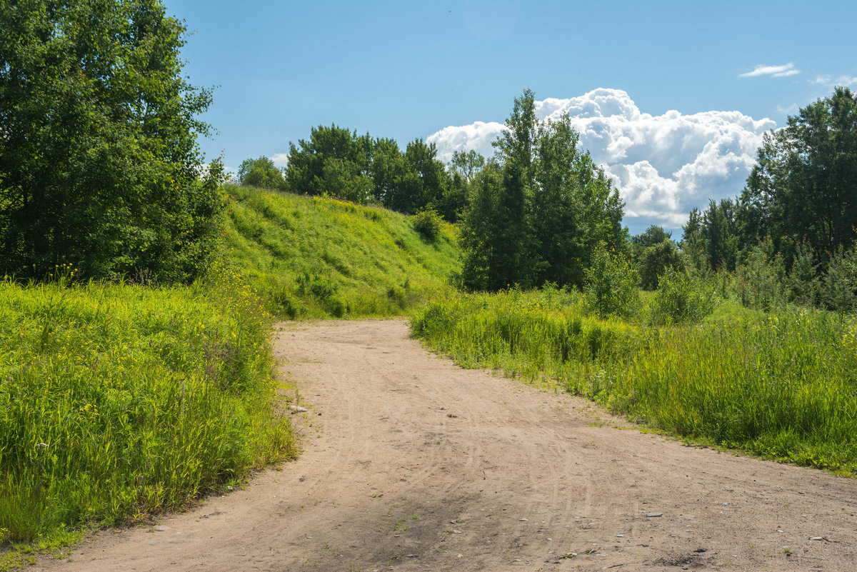 Сюда лучше приезжать в хорошую погоду. И не только потому, что природа радует вот такими пейзажами, но и потому, что в распутицу будет трудно гулять, ведь экотропа проходит по грунтовым дорогам, лесным тропинкам и песчаным пляжам. Фото: Мария / Яндекс Карты