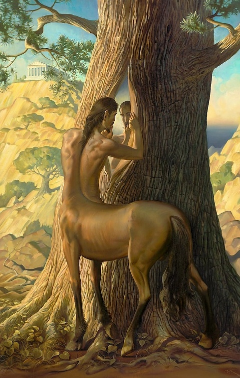 Владимир Куш, «Самопознание», холст, масло, 96,52 х 60,96 см, частная коллекция