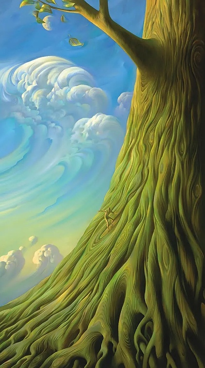 Владимир Куш, «Вудсерфер», холст, масло, 116,84 х 66,04 см, частная коллекция
