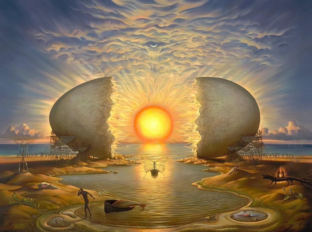 Владимир Куш, «Восход солнца», холст, масло, 152,4 х 203,02 см, частная коллекция