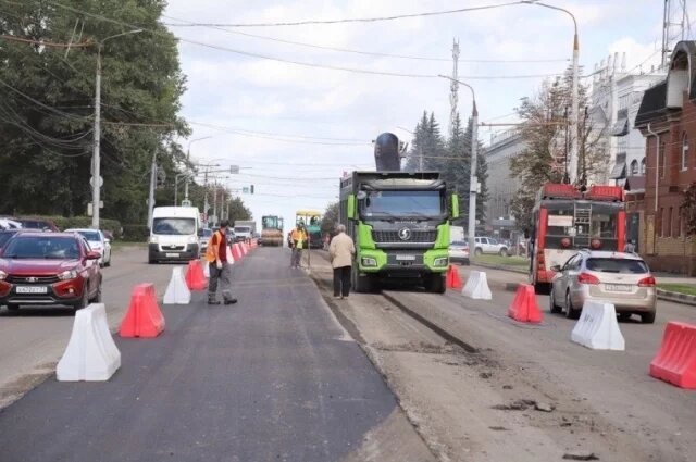    На каких улицах Тулы ремонтируют дороги?