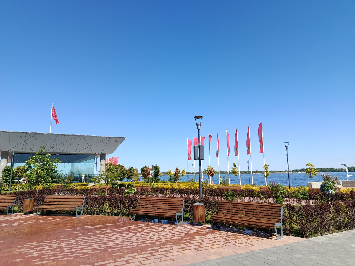 Набережная в Волгограде