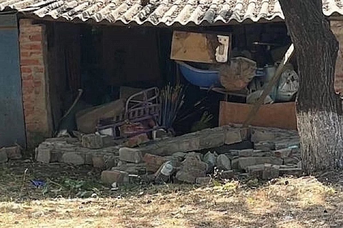    Кадр с места происшествия.