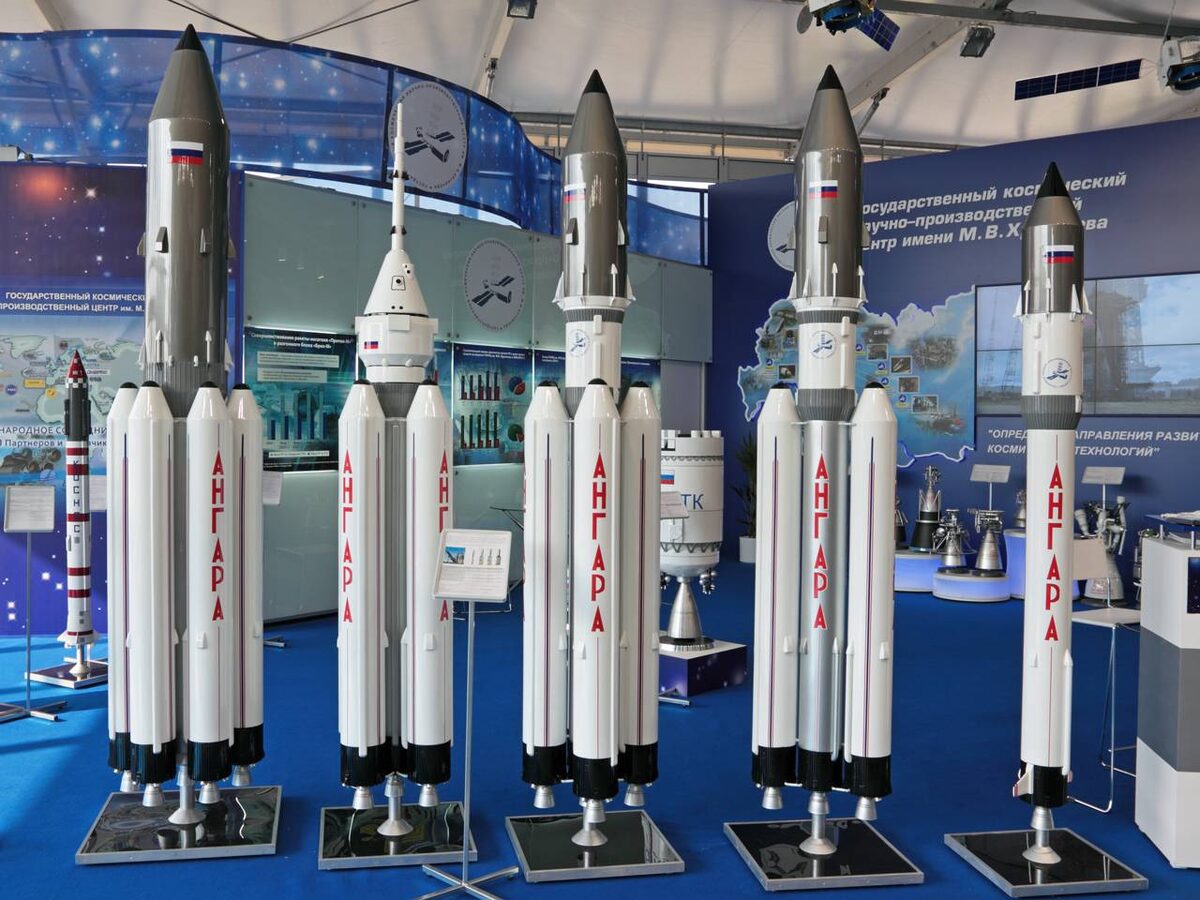 Весь модельный ряд ракеты-носителя "Ангара". / Источник фото: Яндекс.Картинки