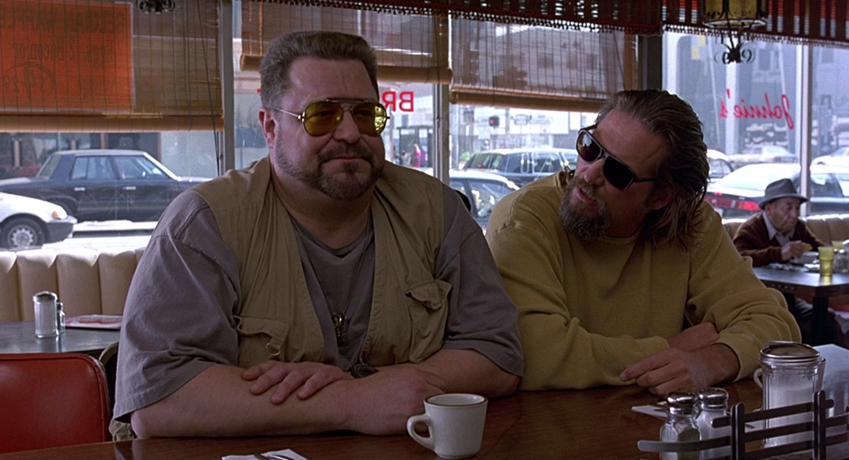 Слева напрва: Уолтер и Джефри Лебовски (Дюдя)