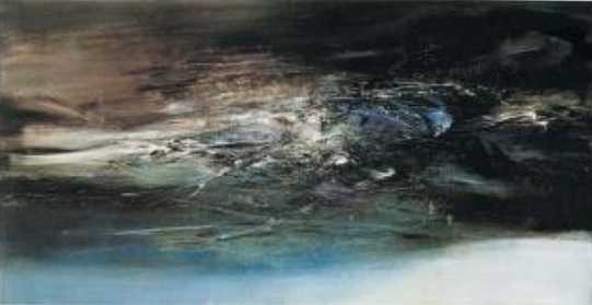 Зао Ву-ки. 6.11.85. 1985. Холст, масло.