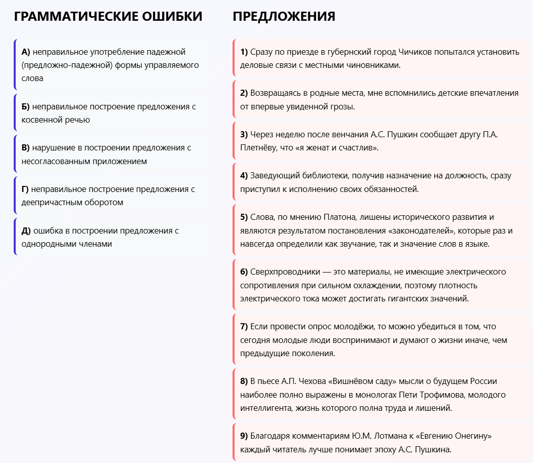 Демонстрационный вариант ЕГЭ-2026 по русскому языку