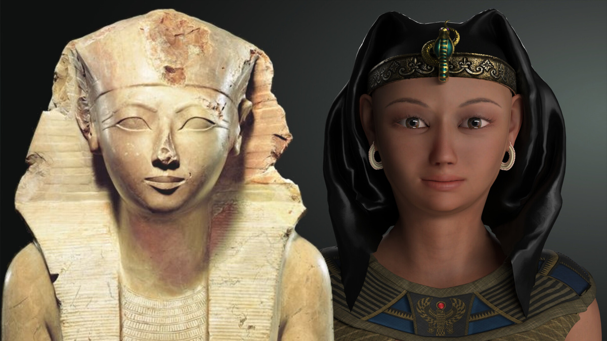 Женщина-фараон Хатшепсут. Источник: https://clck.ru/3NvkEe