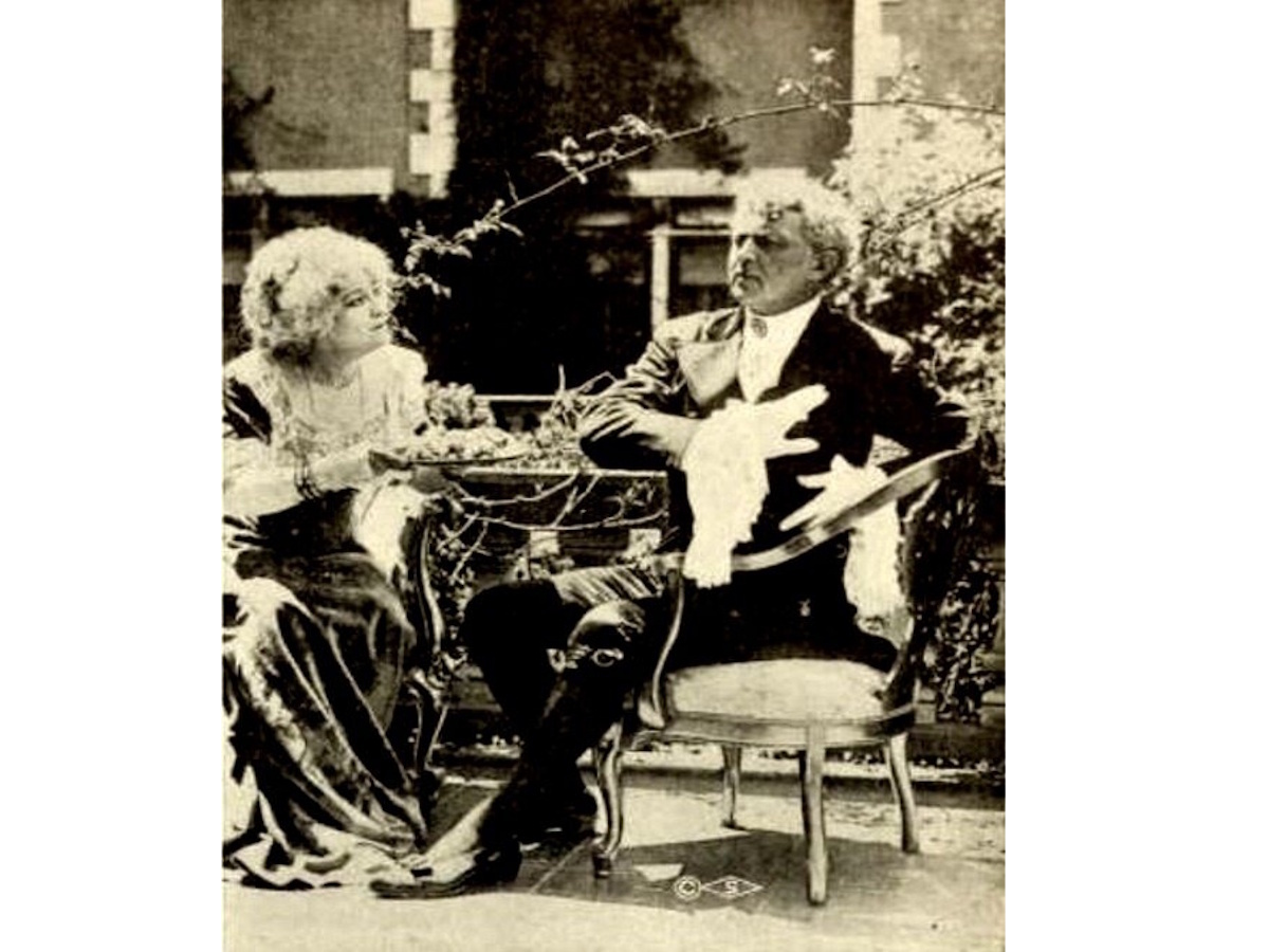 Кадр из киноленты «Граф Монте-Кристо» 1912 года.