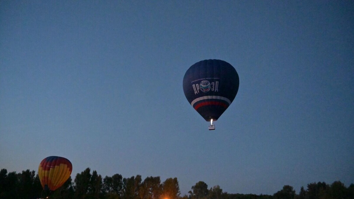 Российские воздухоплаватели установили рекорд по высоте полета на тепловом аэростате. Фото: «ФосАгро»