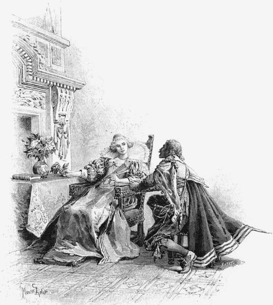 — Так вы меня любите? — спросила она. — Неужели мне надо говорить об этом, неужели вы не заметили этого сами?