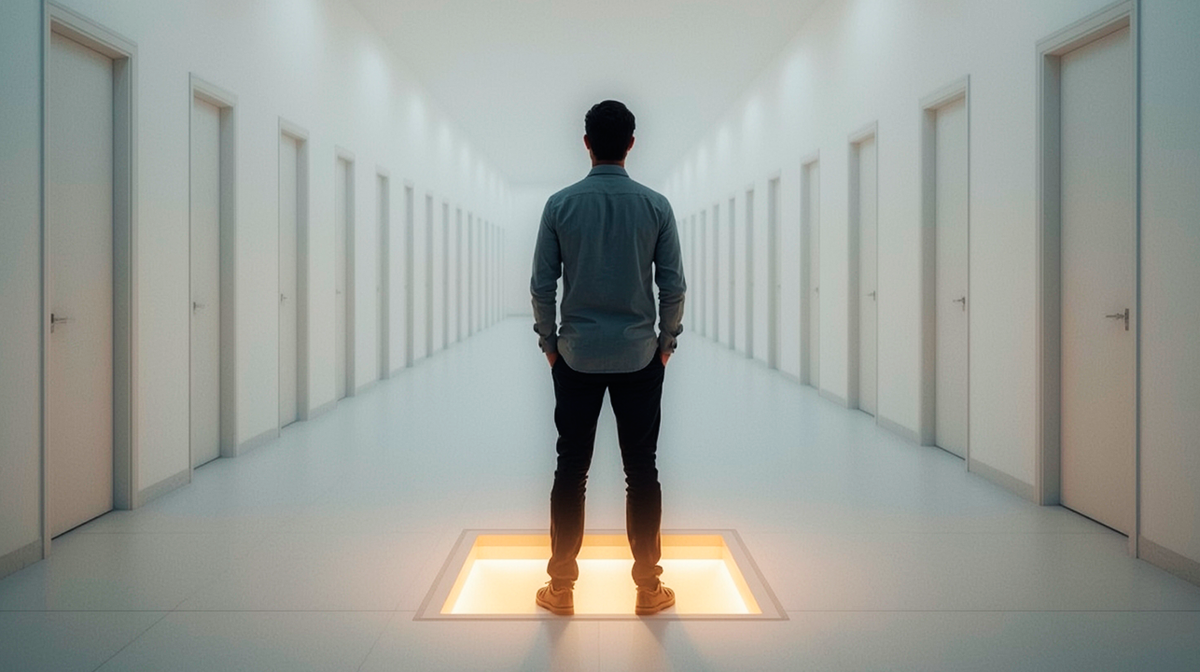 Третья дверь — это не дверь. Это — люк в полу вашей собственной реальности.