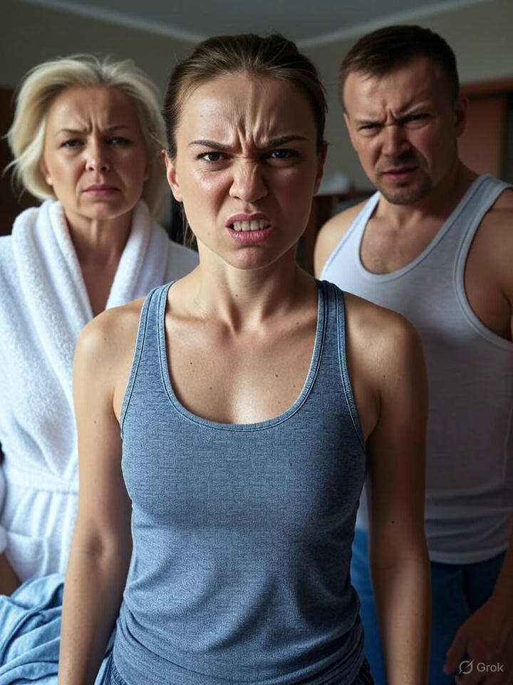 «Я не разрешаю рыться в моих вещах. Убери вещи твоей мамы из моего гардероба», — приказала Соня.