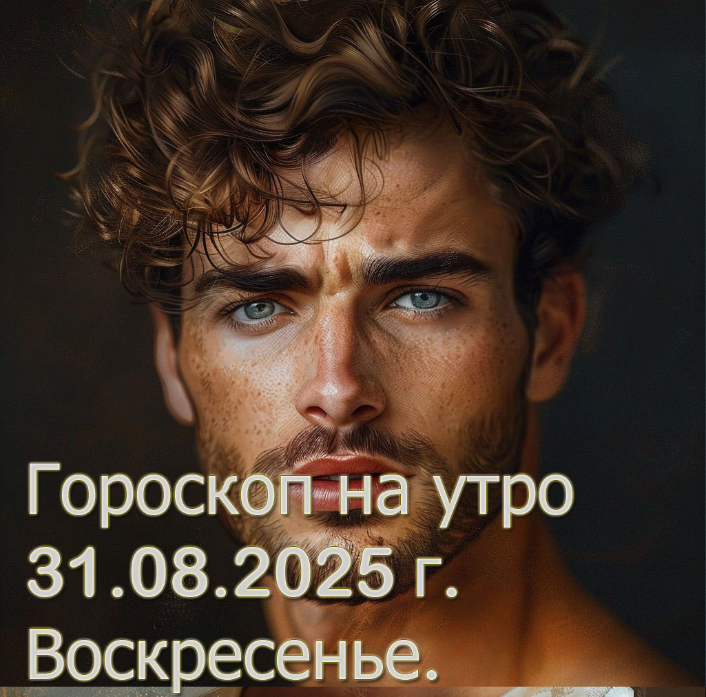 Гороскоп на утро 31 Августа 2025 г. Воскресенье.